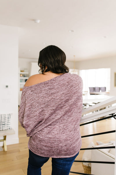 Isn't She Lovely Heathered Blush Top