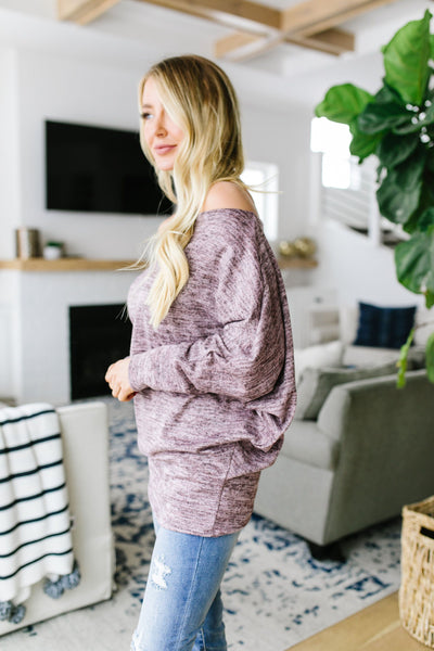 Isn't She Lovely Heathered Blush Top