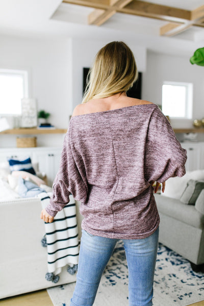 Isn't She Lovely Heathered Blush Top