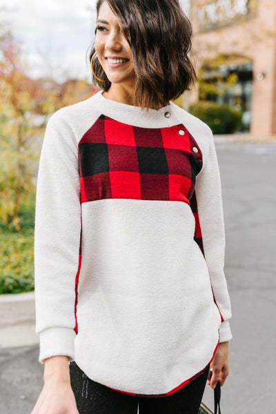 It's Good To Be Plaid Pullover