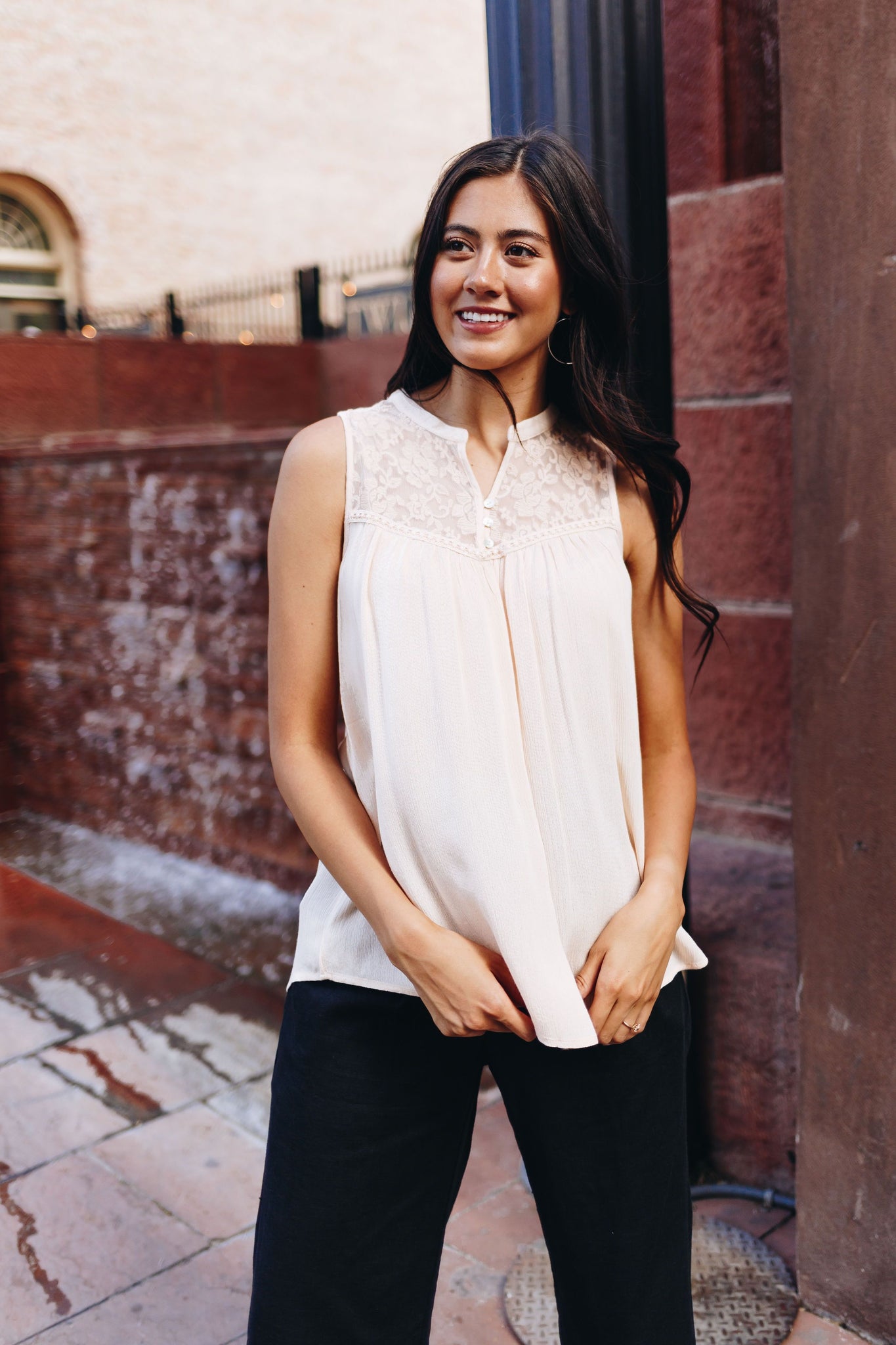 Just A Little Lace Blouse