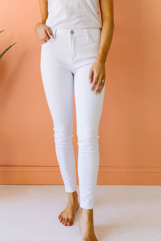 Keeping It Tight White Jeans