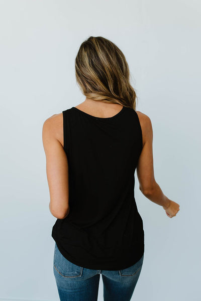 Lace & Shoulders Above The Rest Top In Black