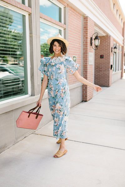 Lily Light Blue Jumpsuit