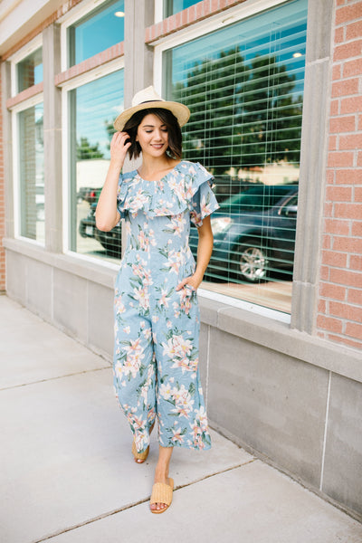 Lily Light Blue Jumpsuit