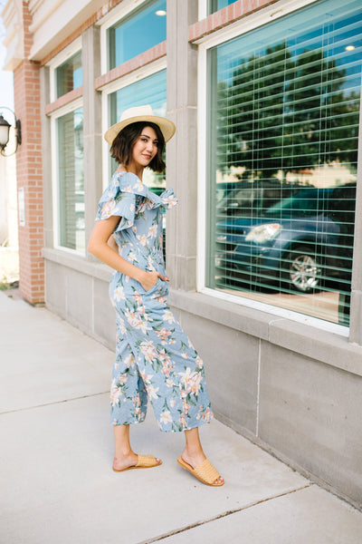 Lily Light Blue Jumpsuit