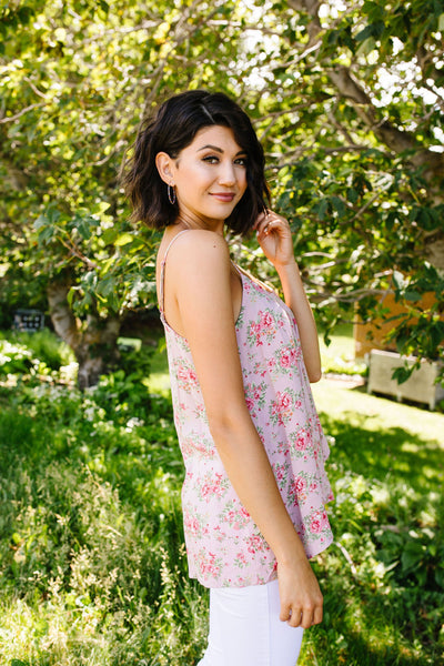 Mauve Floral Tank