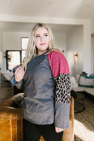 Mildly Wild Color Block Top