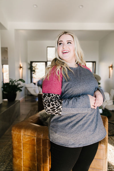 Mildly Wild Color Block Top