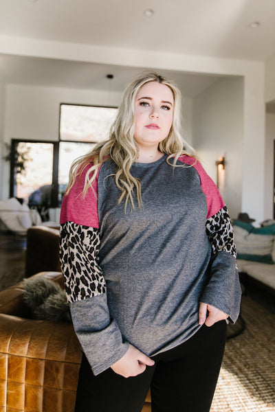 Mildly Wild Color Block Top