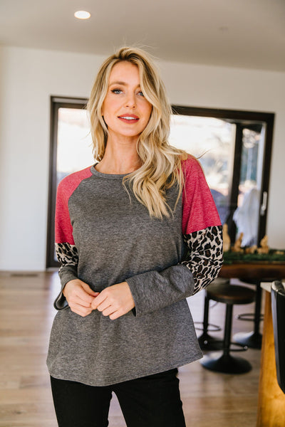 Mildly Wild Color Block Top