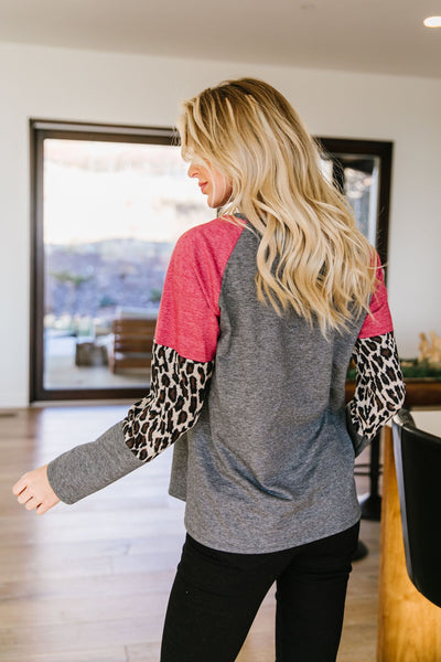 Mildly Wild Color Block Top