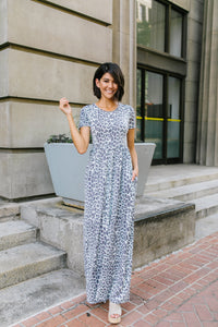 Minty Leopard Print Maxi