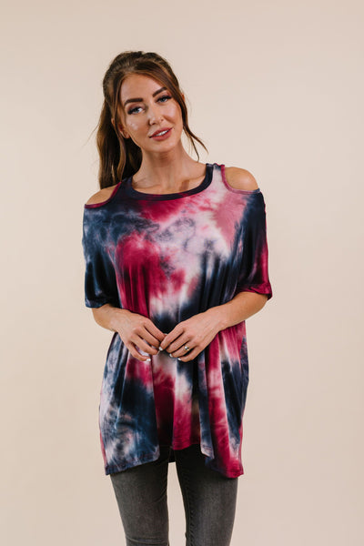 Out Of The Fire Cold Shoulder Top