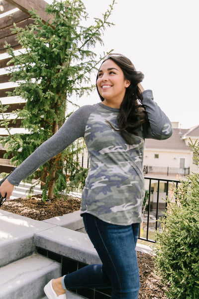 Over and Out Raglan Top