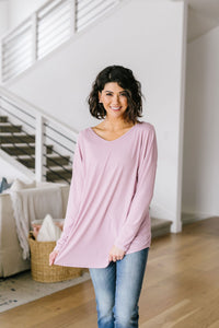 Pink Lavender Textured Top