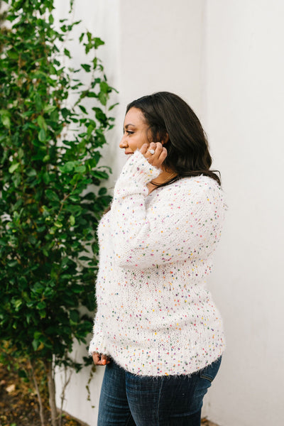 Rainbow Speckled Sweater