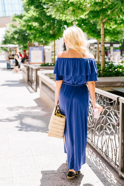 Romantic Ruffle Off Shoulder Dress