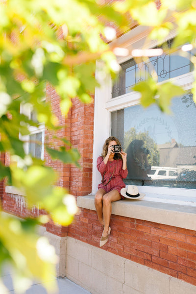 Romp Into Fall Rust Romper