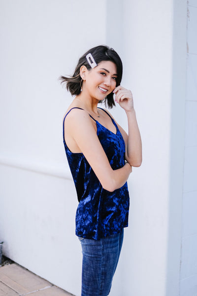 Secret Crush Cami In Navy