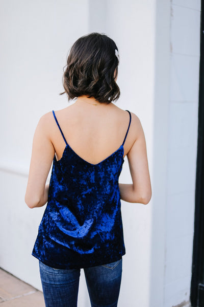 Secret Crush Cami In Navy