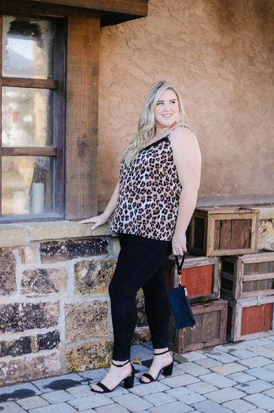 Seeing Spots Lace Trimmed Cami