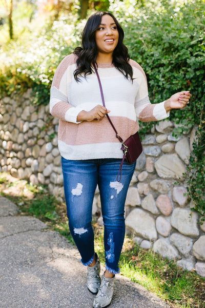 Serenity Color Block Sweater