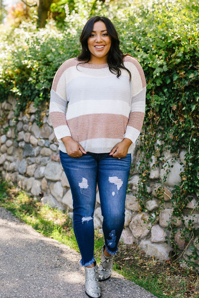 Serenity Color Block Sweater