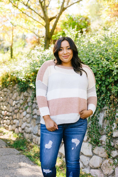 Serenity Color Block Sweater