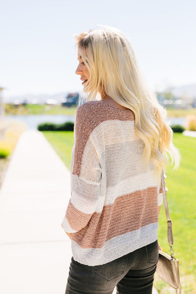 Serenity Color Block Sweater