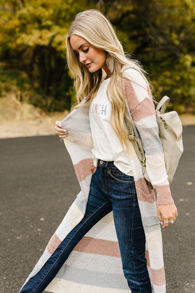 Serenity Striped Cardigan