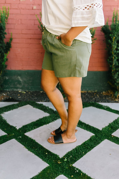 Shorts Sunny Side Up In Olive