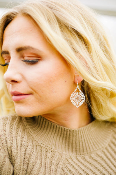 Silver Filigree Earrings