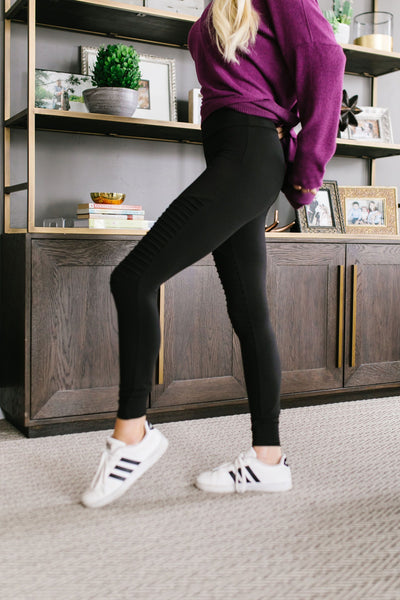 OLD VERSION Soft As Butter Moto Leggings In Black