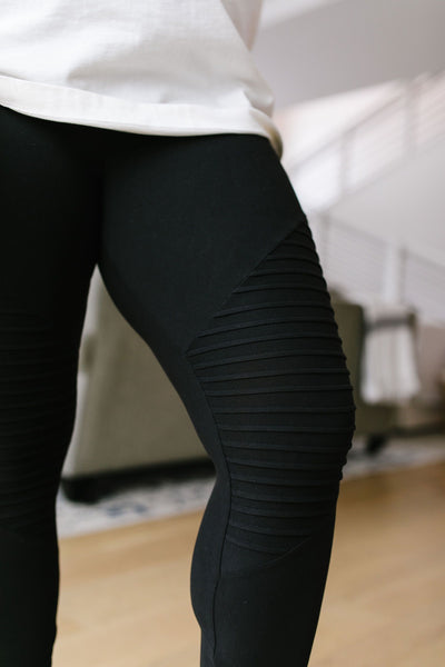 OLD VERSION Soft As Butter Moto Leggings In Black