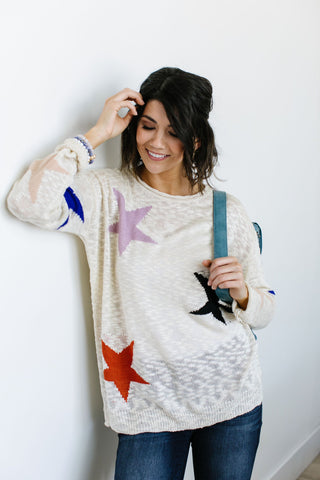 Starring You Sweater In Ivory