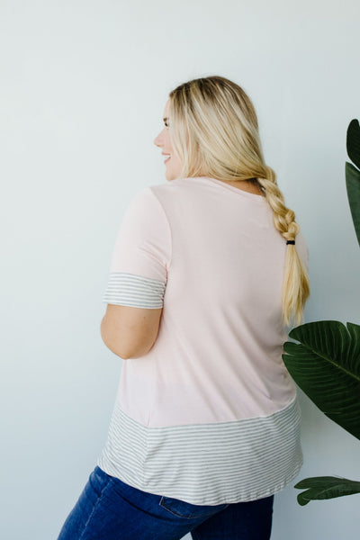 Stripes & Lips Top