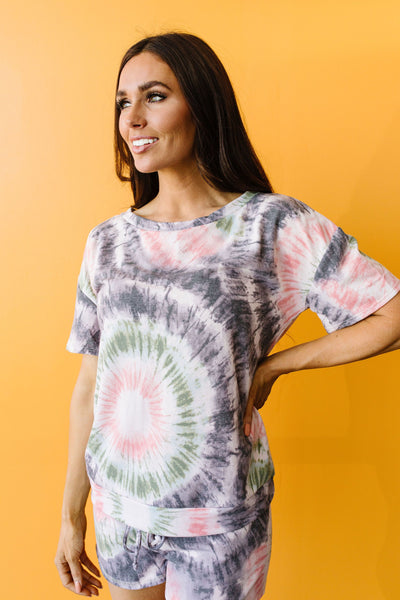 Swirly Girl Lounge Top