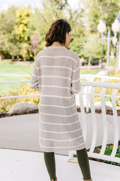 The Space Between Gray Cardigan