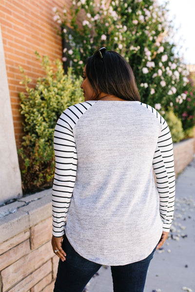 Throw And Go Raglan Long-Sleeved Tee