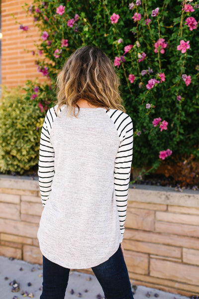 Throw And Go Raglan Long-Sleeved Tee