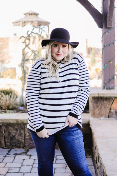 Twice The Stripes Sweater