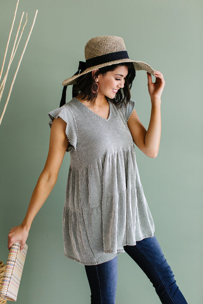 Two Timin' Babydoll Tunic