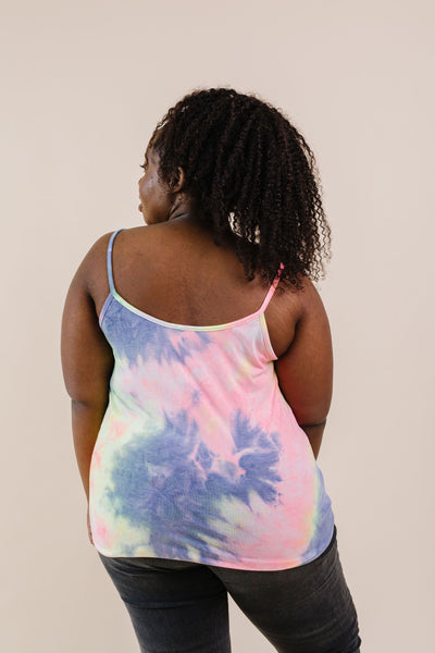 Wild N Tie Dyed Tank In Indigo